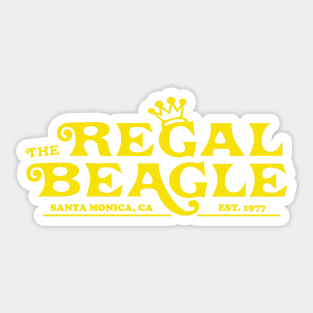 Regal Beagle Santa Monica Sticker